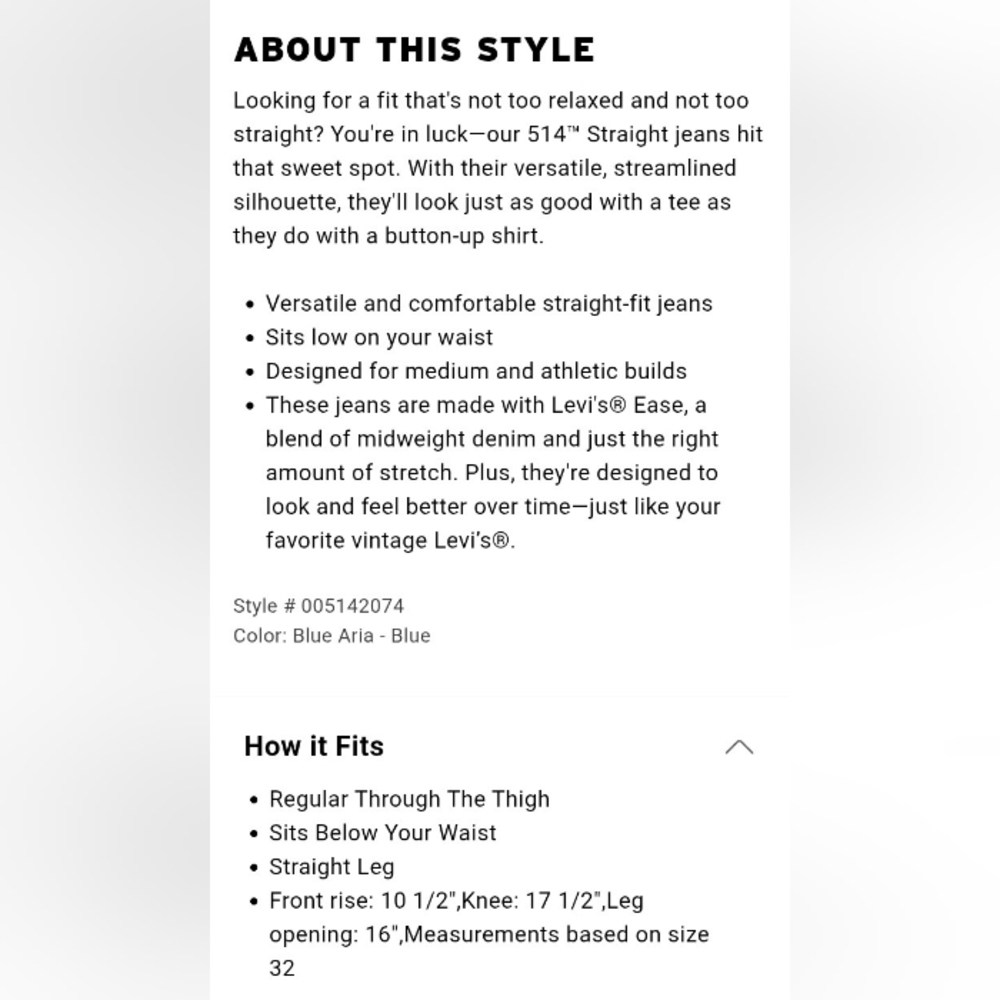 Levi's | Men's 514 Straight Jeans - Picture 10 of 10